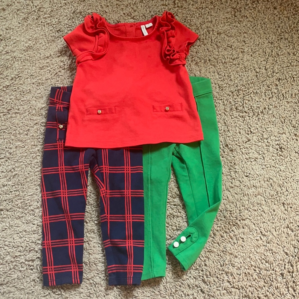 Janie and Jack holiday outfit set